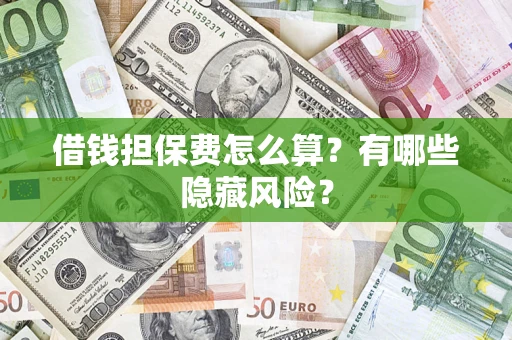 济南借钱担保费怎么算？有哪些隐藏风险？