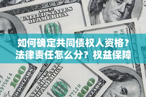 济南如何确定共同债权人资格？法律责任怎么分？权益保障技巧揭秘！