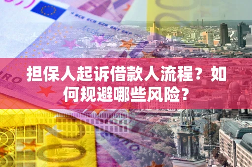 济南担保人起诉借款人流程？如何规避哪些风险？