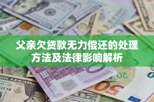 济南父亲欠贷款无力偿还的处理方法及法律影响解析