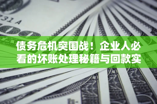 济南债务危机突围战！企业人必看的坏账处理秘籍与回款实战指南