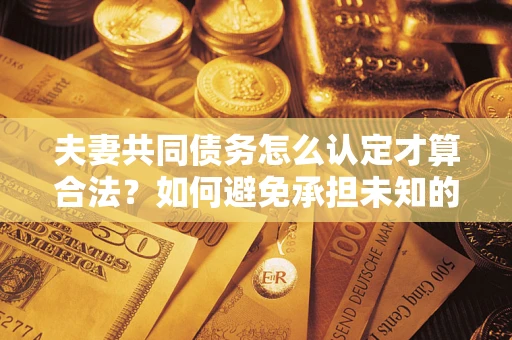 济南夫妻共同债务怎么认定才算合法？如何避免承担未知的债务风险？